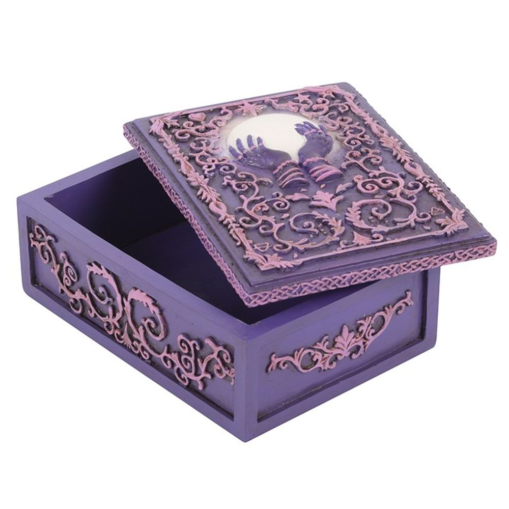 Mystical Crystal Ball Resin Storage Box N/A