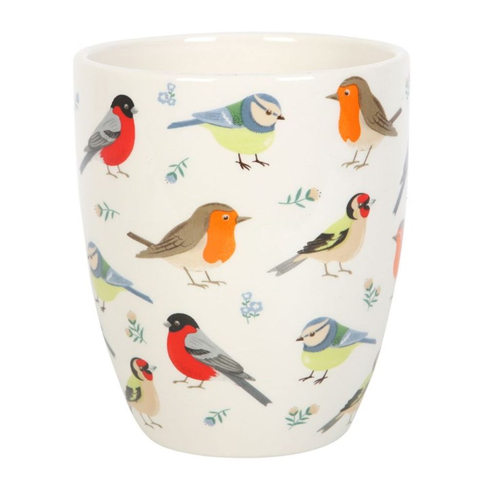 British Garden Birds Ceramic Plant Pot N/A