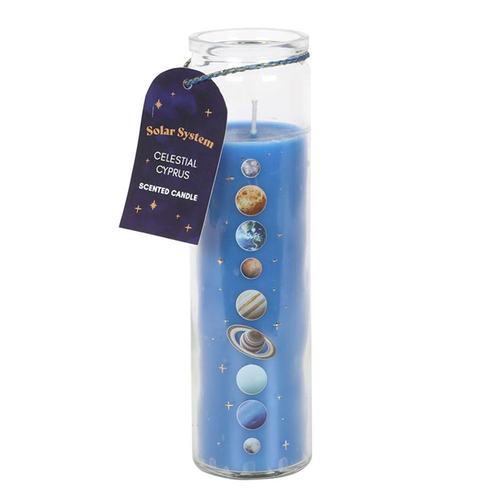 Solar System Cedar Tube Candle N/A