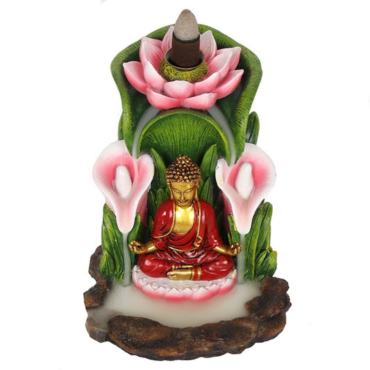 Colourful Buddha Backflow Incense Burner N/A