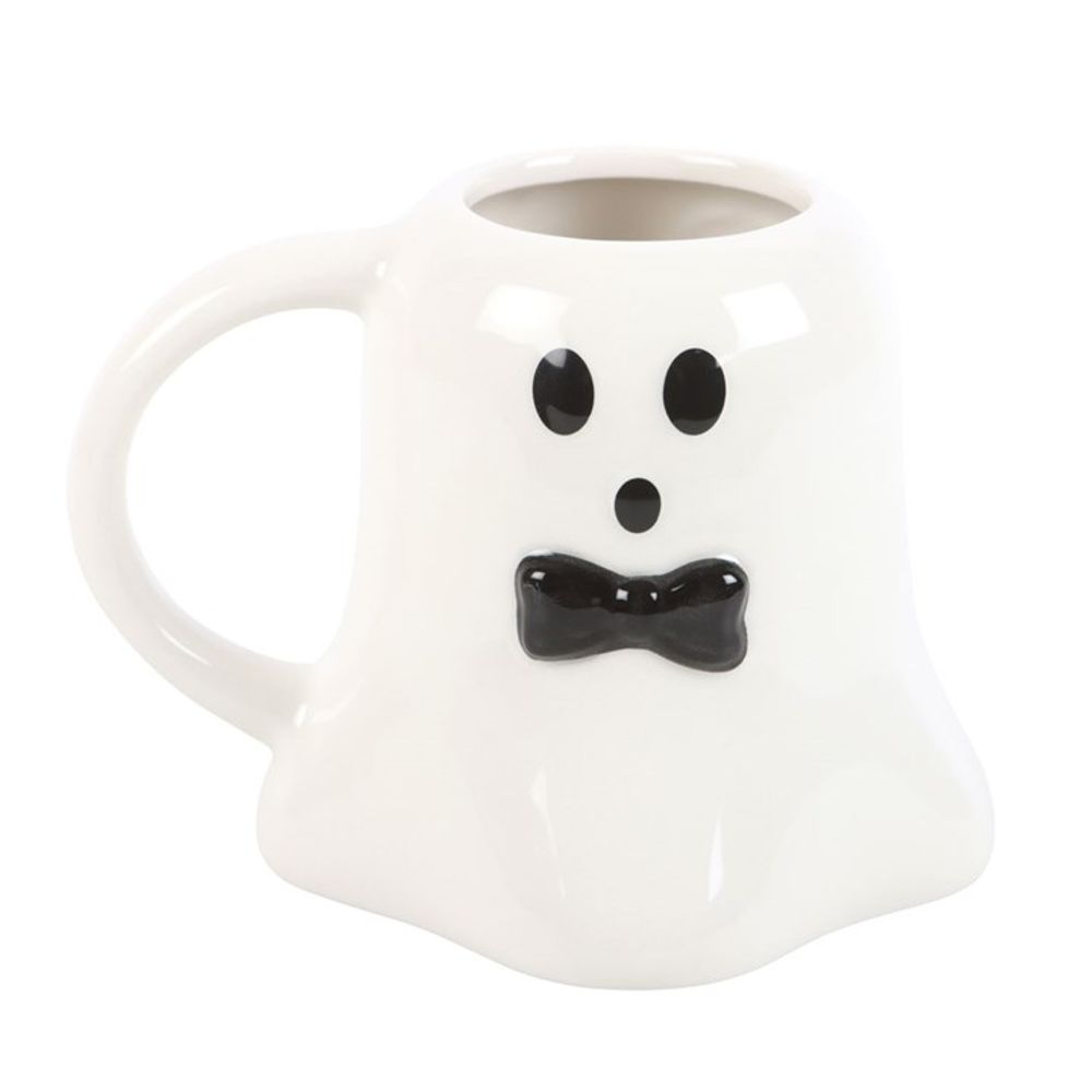 Mr Boo Ghost Shaped Mug with Bow Tie N/A