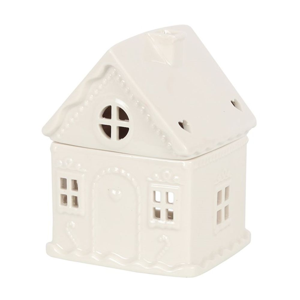 White Gingerbread House Oil Burner N/A