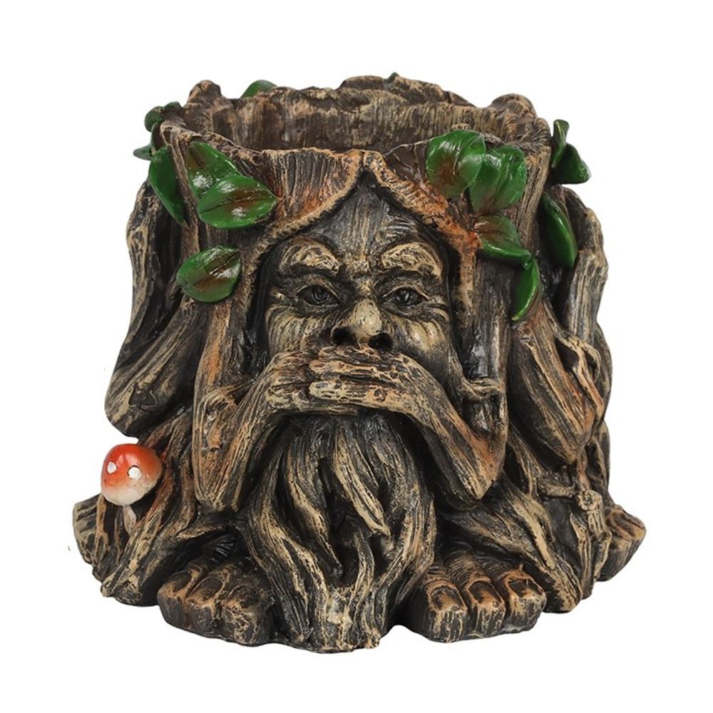 14cm Green Man Plant Pot N/A