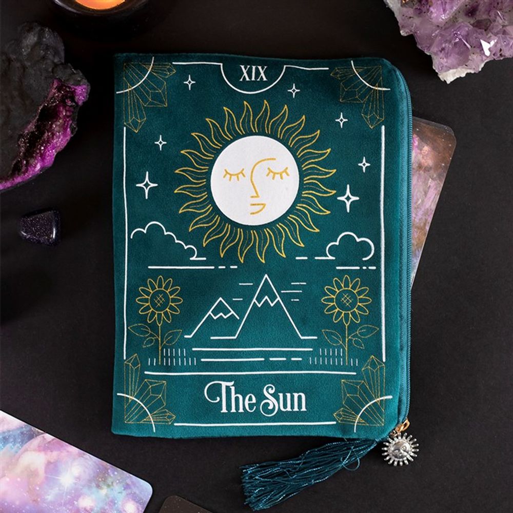 The Sun Tarot Card Zippered Bag N/A