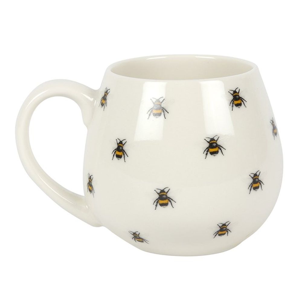 Bee Print Rounded Mug N/A