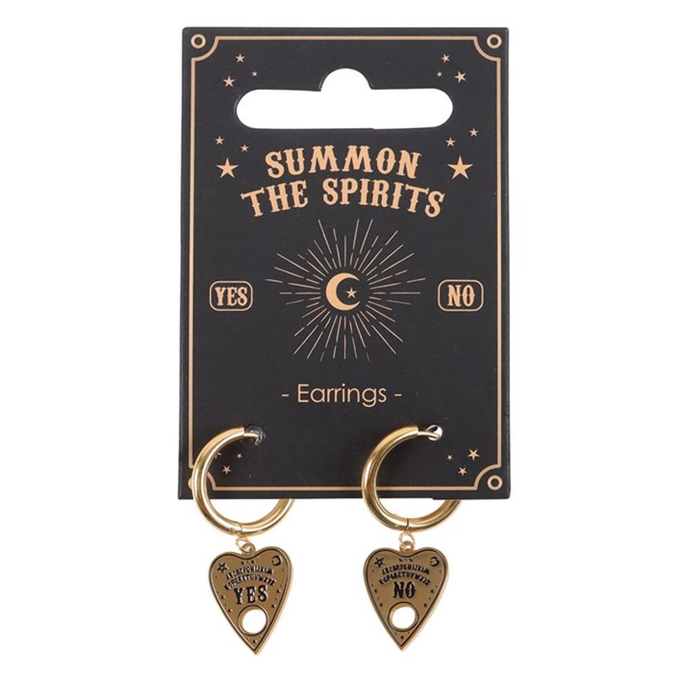 Talking Board Planchette Earrings N/A