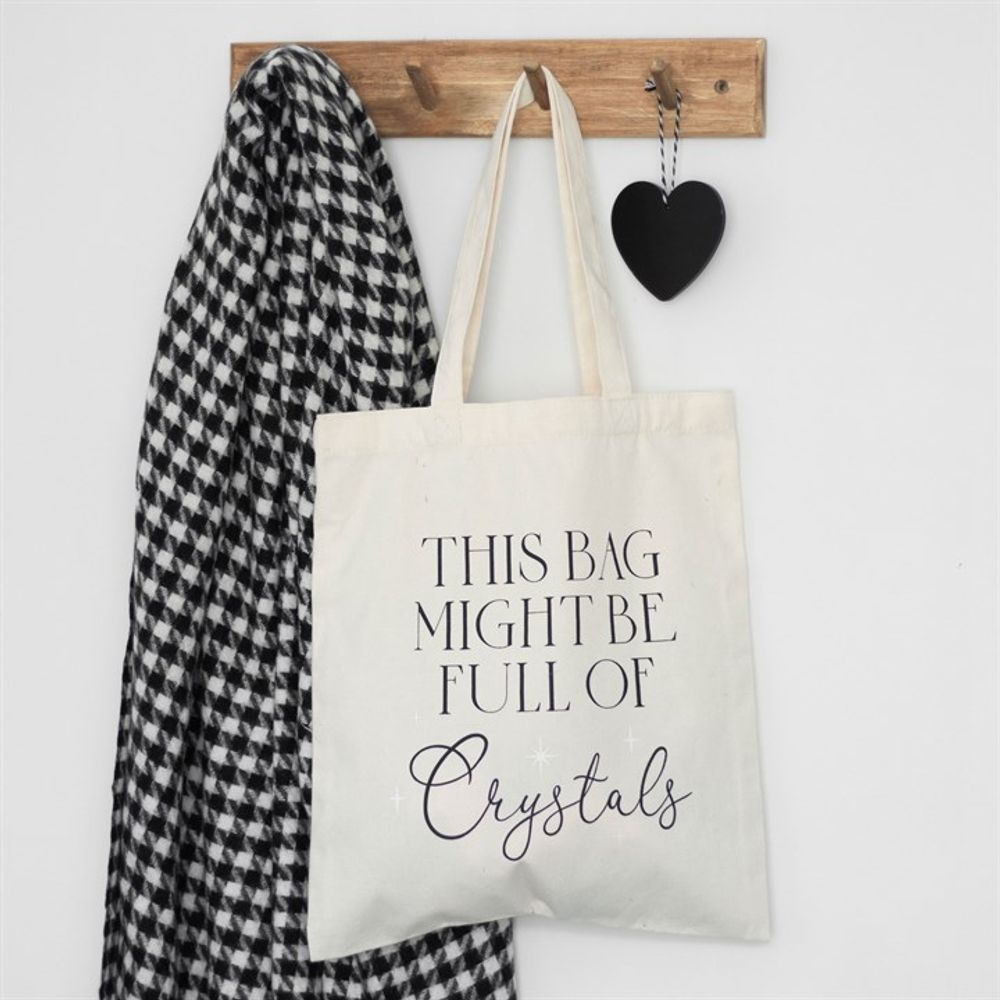 Full of Crystals Polycotton Tote Bag N/A