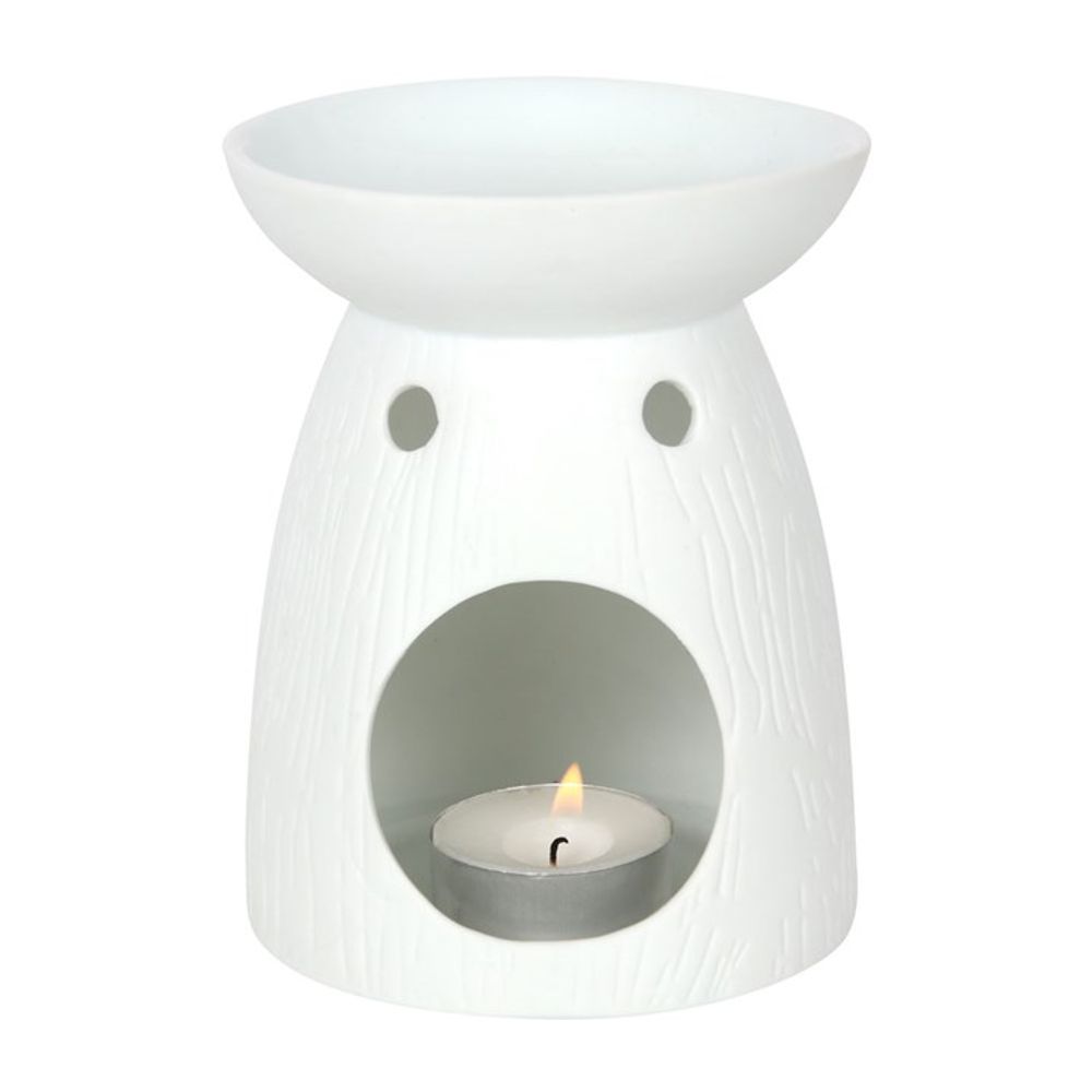 White Ceramic Tree of Life Oil Burner N/A