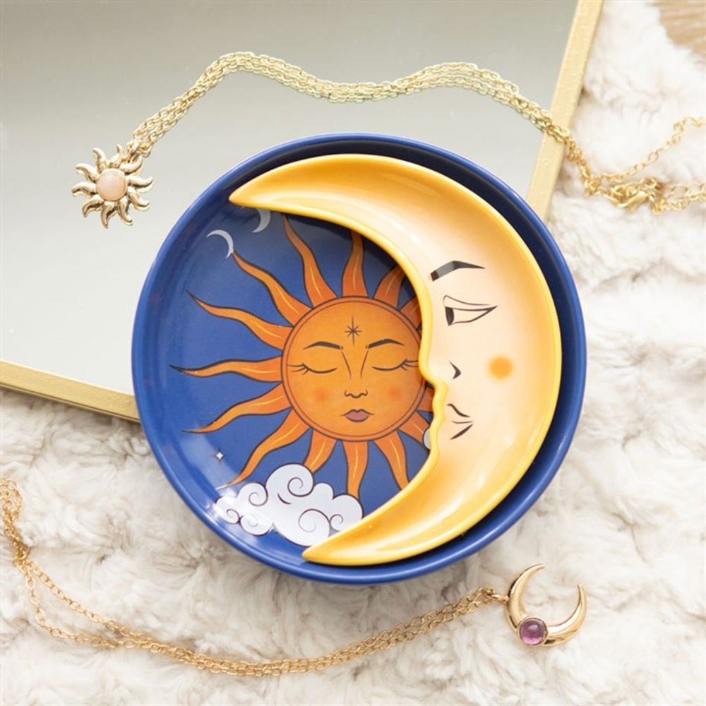 Sun and Moon Celestial Stacking Trinket Dish N/A