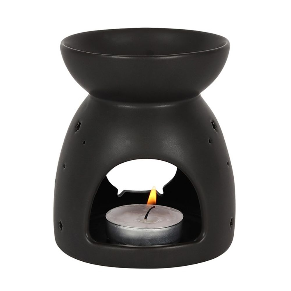 Black Cauldron Cut Out Oil Burner N/A