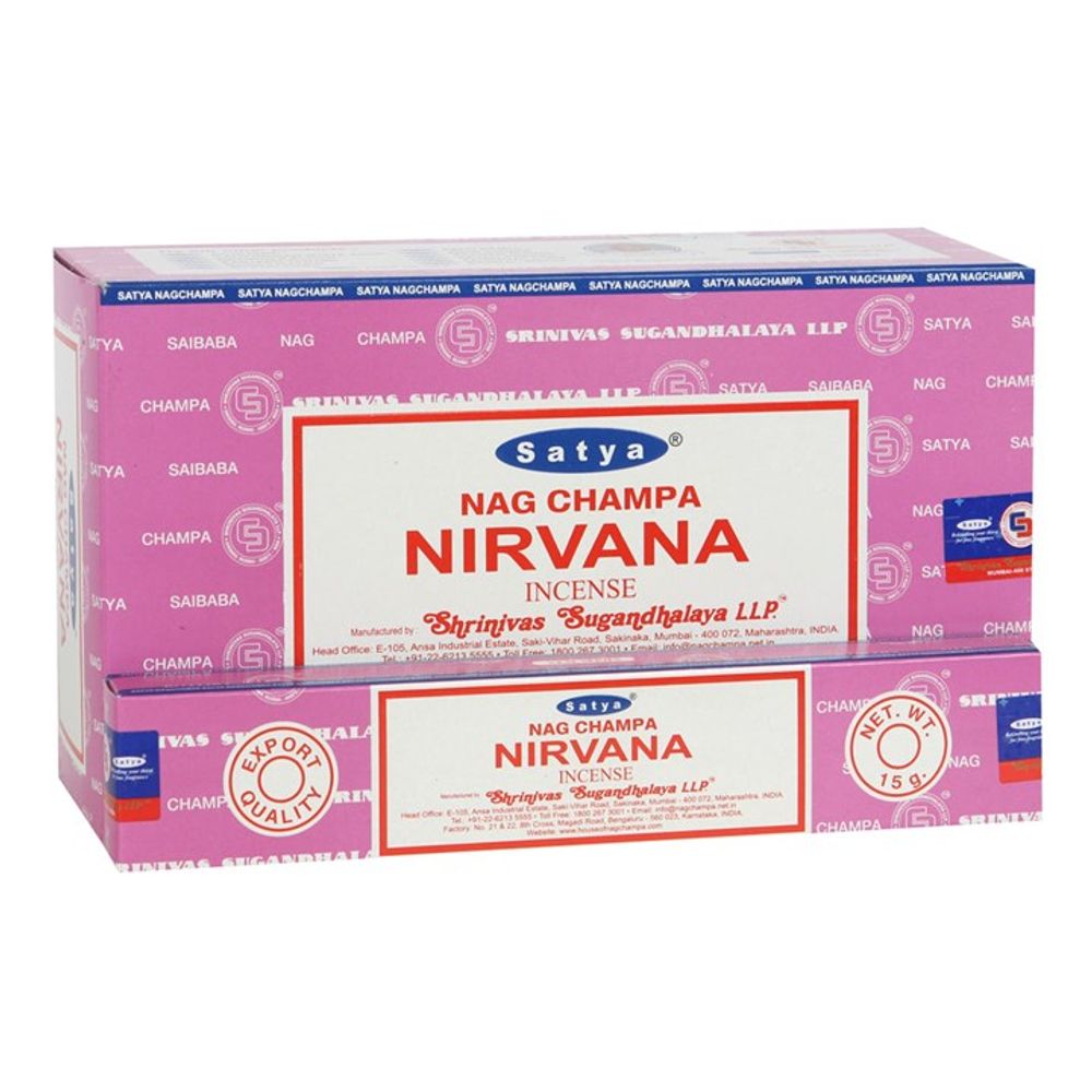 12 Packs of Nirvana Incense Sticks by Satya N/A