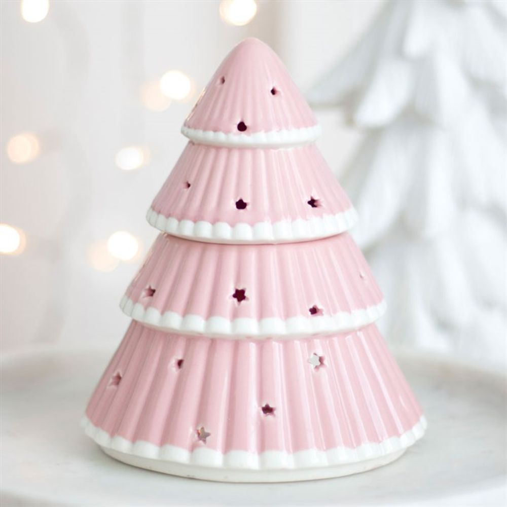 Pink Christmas Tree Oil Burner N/A