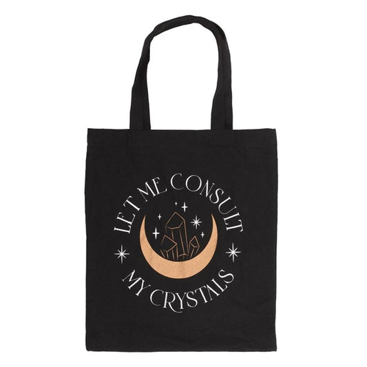 Let Me Consult My Crystals Polycotton Tote Bag N/A