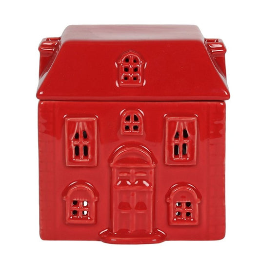 Red Ceramic House Oil Burner N/A