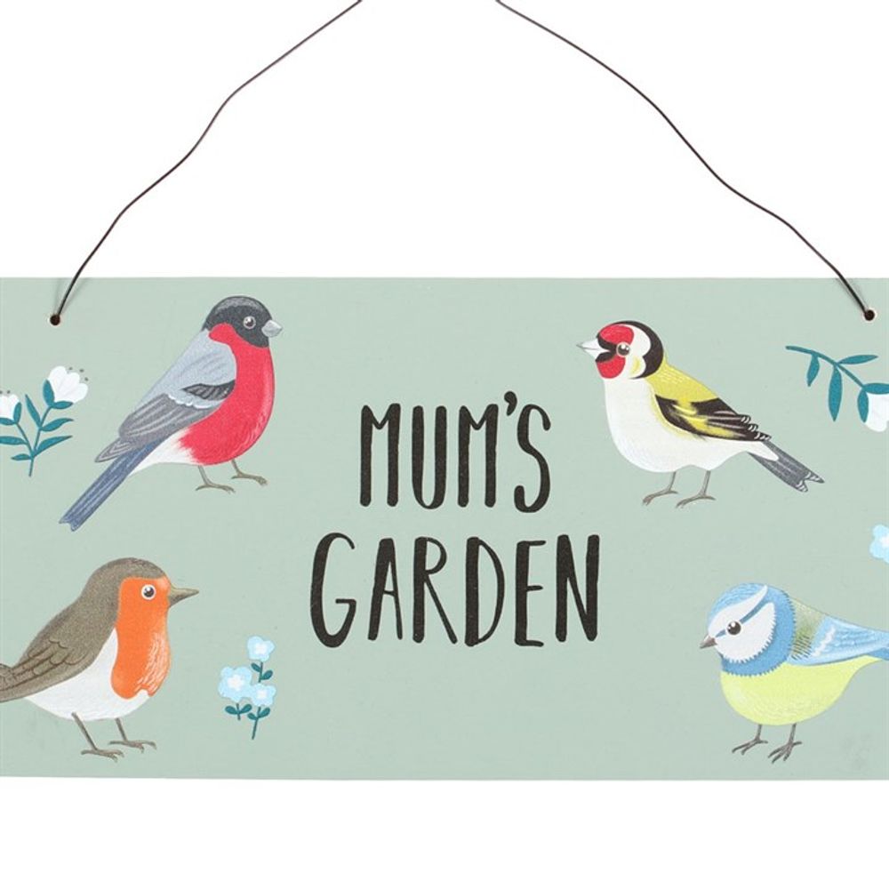 Mum's Garden British Garden Birds Sign N/A