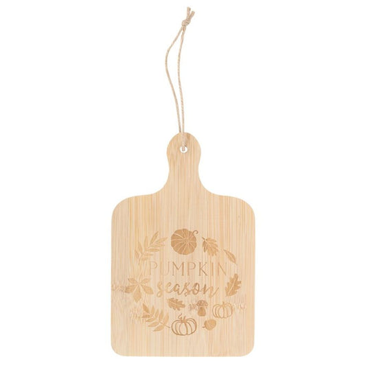 Pumpkin Season Bamboo Serving Board N/A