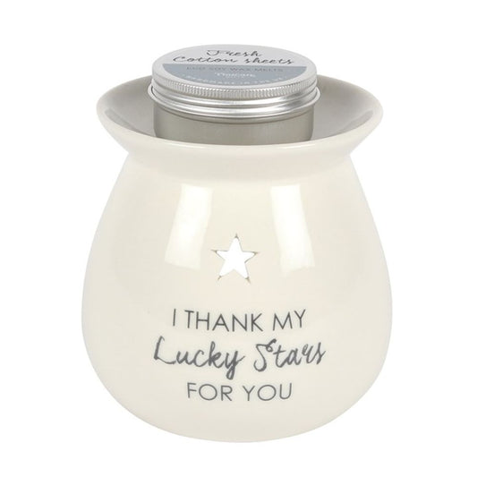 Lucky Stars Wax Melt Burner Gift Set N/A