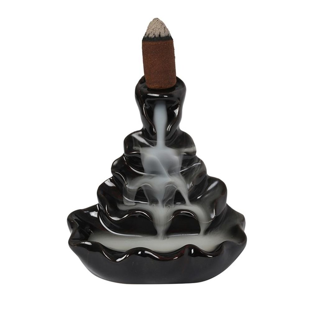 4-Tier Ripple Backflow Incense Burner N/A