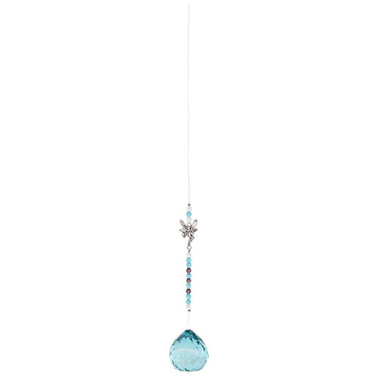 Turquoise Hanging Fairy Crystal N/A