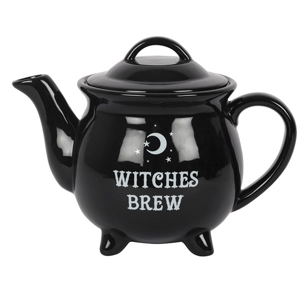 Witches Brew Ceramic Cauldron Tea Set N/A