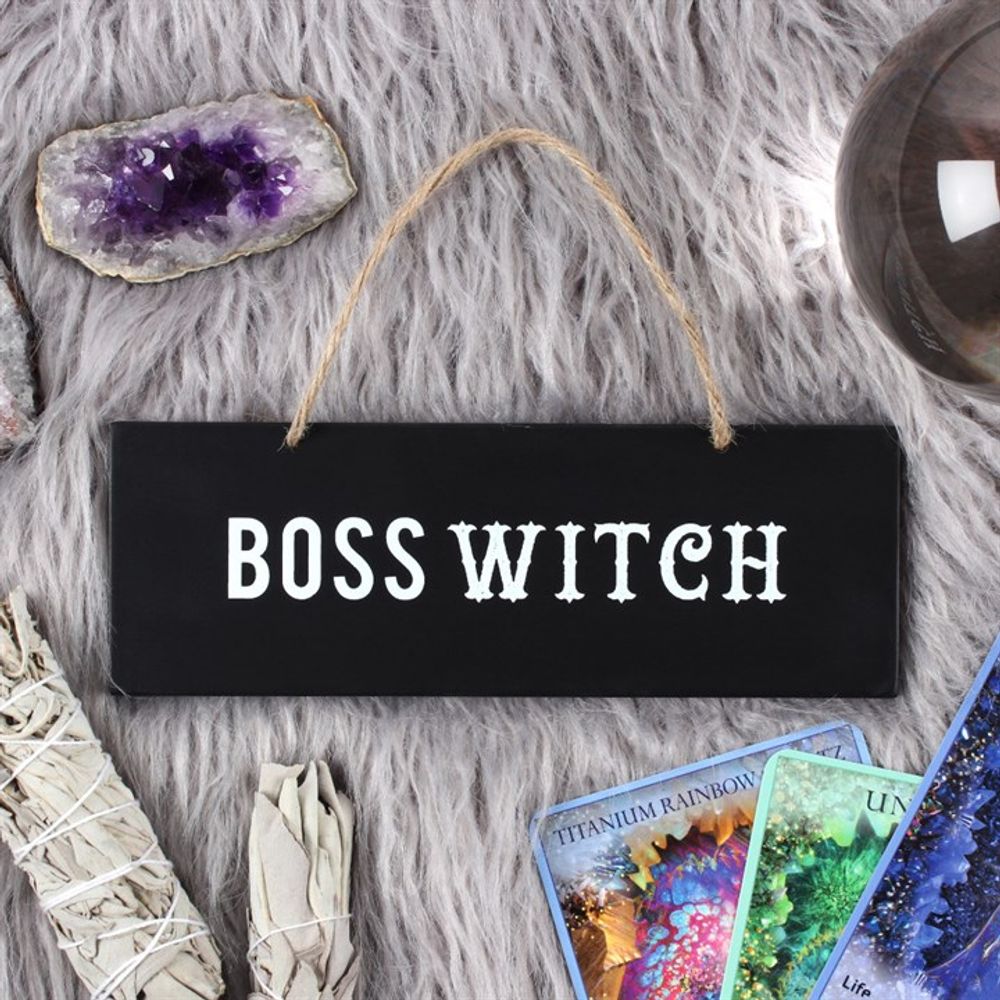 Boss Witch Wall Sign N/A