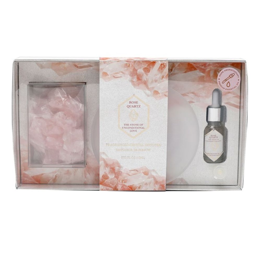 Rose Quartz Crystal Oil Diffuser Tray N/A