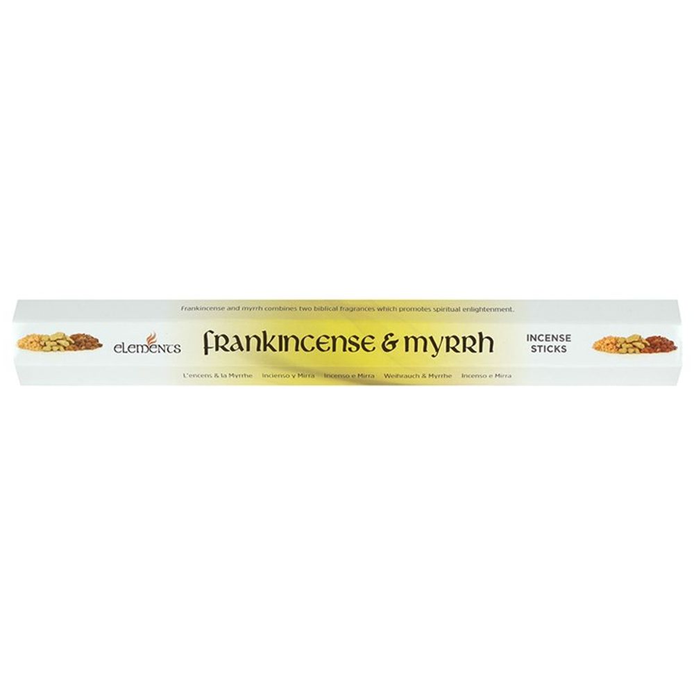 Set of 6 Packets of Elements Frankincense and Myrrh Incense Sticks N/A