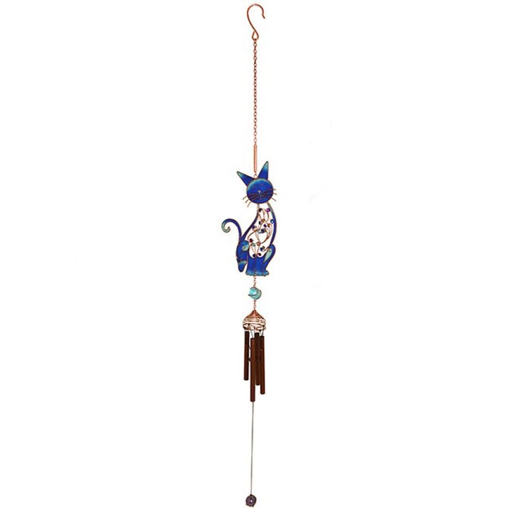 Blue Cat Windchime N/A