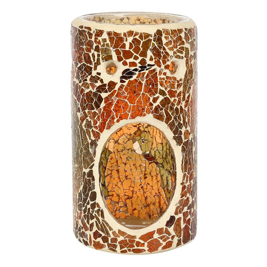 Pillar Brown Crackle Oil Burner N/A