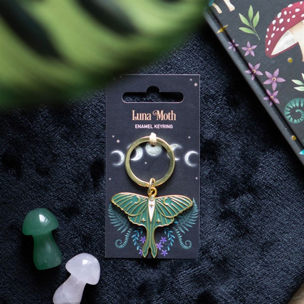 Luna Moth Keyring N/A