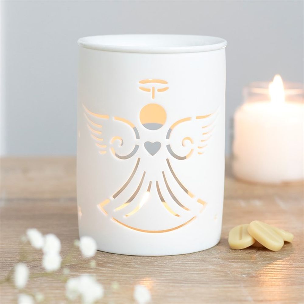 White Angel Cut Out Oil Burner N/A