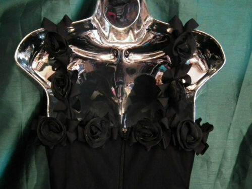 Beautiful Black Long Sexy Dress Gothic Style Size 8 Black rose's Phaze Clothing Phaze clothing