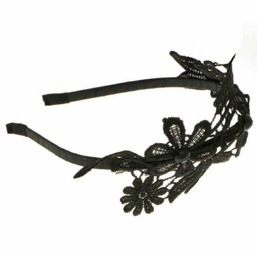 Elegant Gothic Wide Lace Flower Headband Hair Band Headwrap Hair Accessories Unbranded