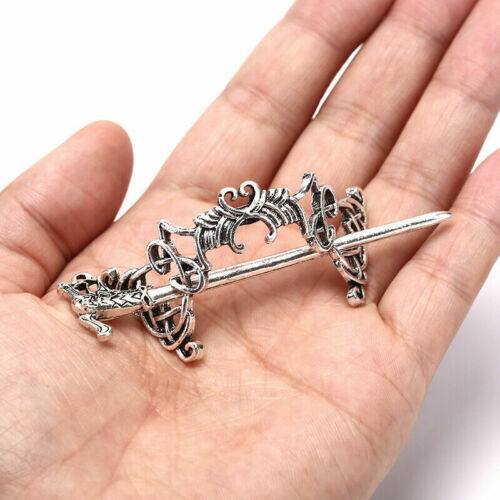 Celtics Knots Hairpins Vintage Viking Women Girl Hair Clips Stick Slide New 9cm none