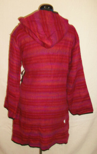 Cashmelon Poncho-pointy hood&toggles-.pINK OR GREEN-snuggly,fleecy warmth. Unbranded