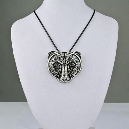 Bear Head Amulet Pendant Necklace Norse Viking pendant Talisman JewelleryUnisex Unbranded