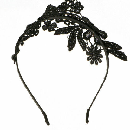 Elegant Gothic Wide Lace Flower Headband Hair Band Headwrap Hair Accessories Unbranded