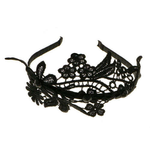 Elegant Gothic Wide Lace Flower Headband Hair Band Headwrap Hair Accessories Unbranded