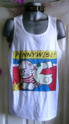 new punk VEST TANK TOP T-SHIRT EX DISPLAY MIXED SIZES PRINTS Gildan