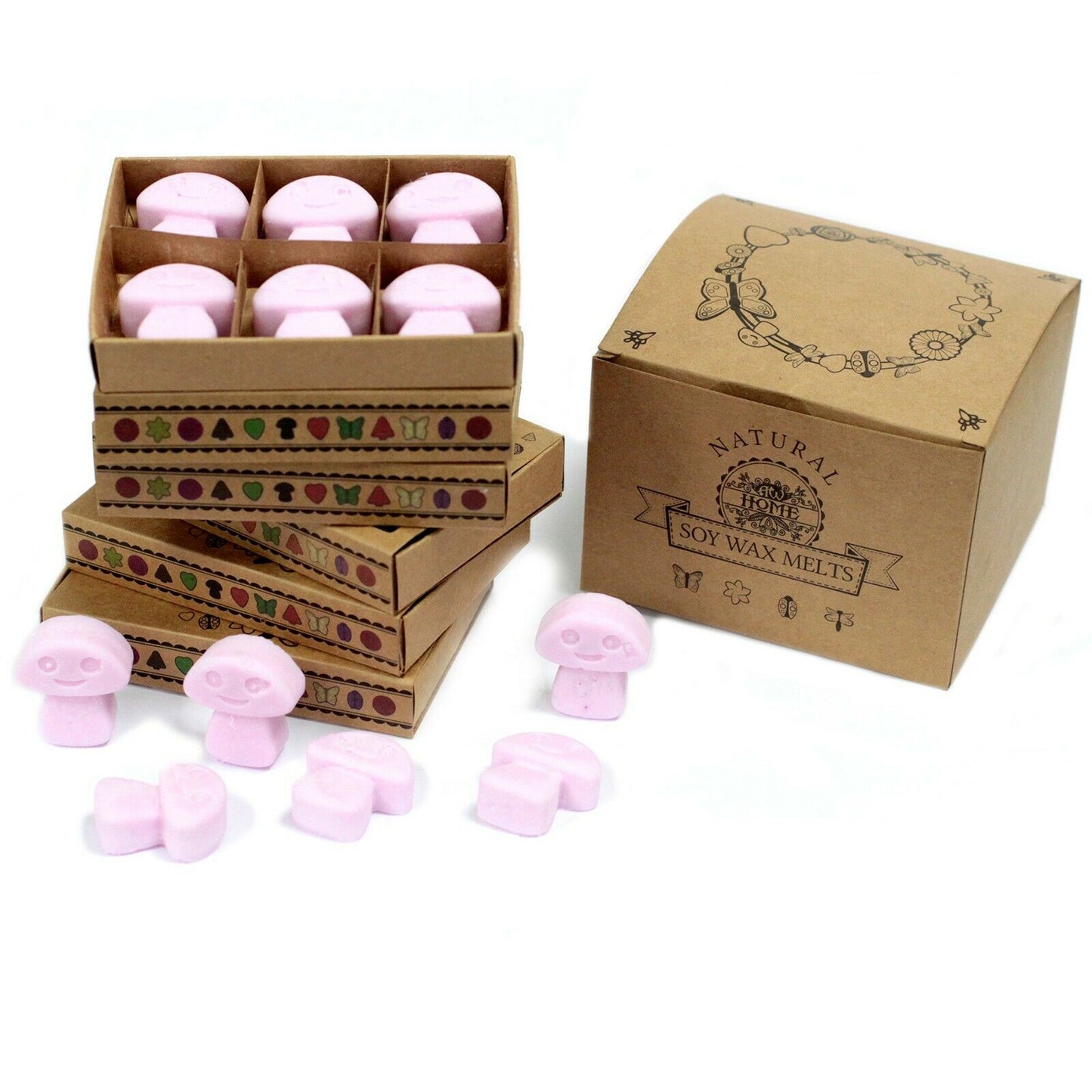 Box of 6 packs fragrant SOY Wax Melts-Ylang Ylang/NAGCHAMPA OR DARK PATCHOULI Unbranded