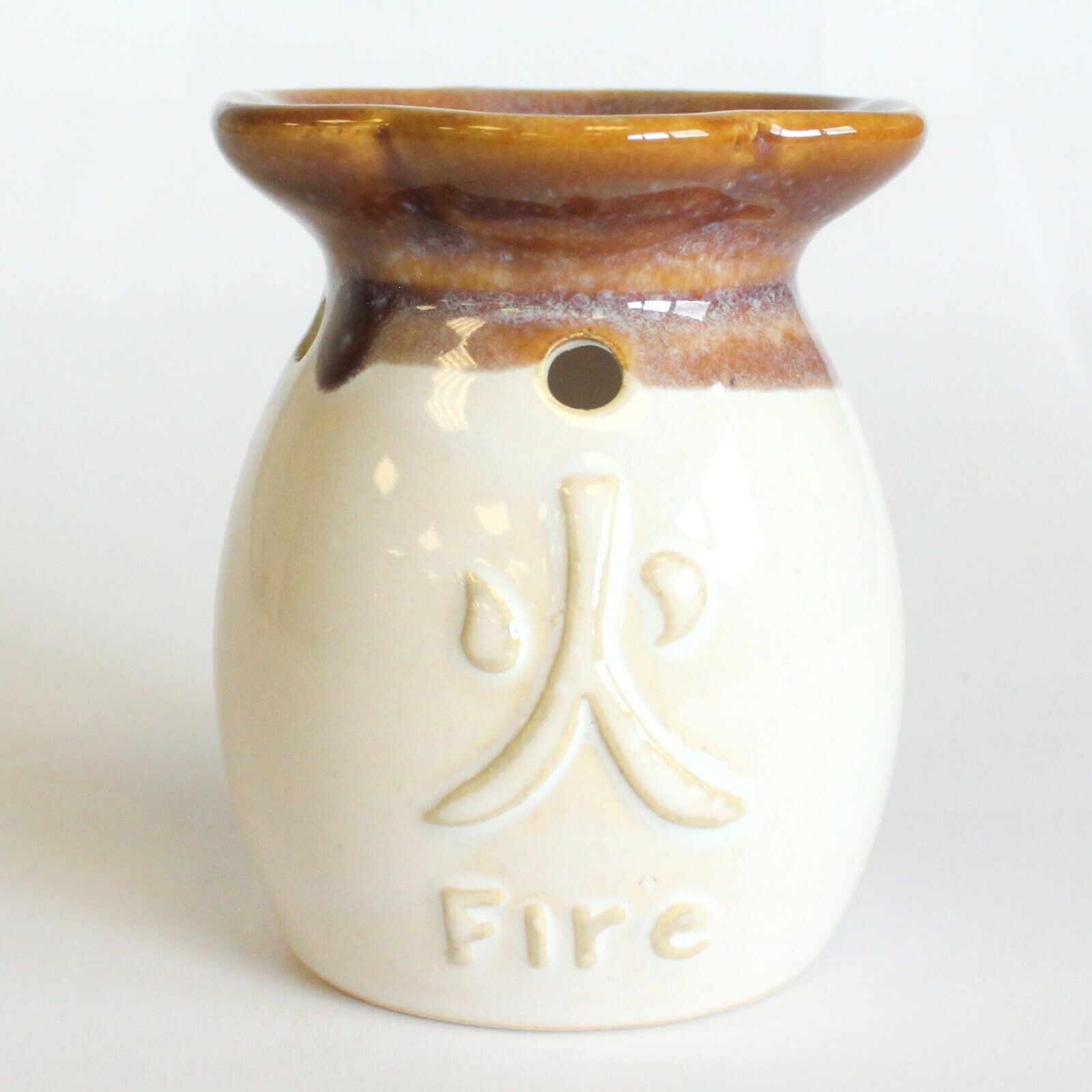 Classic ELEMENTS Oil Burners (6 DESIGNS)-Ceramic Oil Burner-rustic terracotta Unbranded