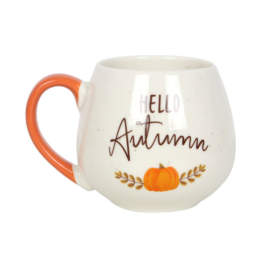 Hello Autumn Rounded Mug Wonkey Donkey Bazaar