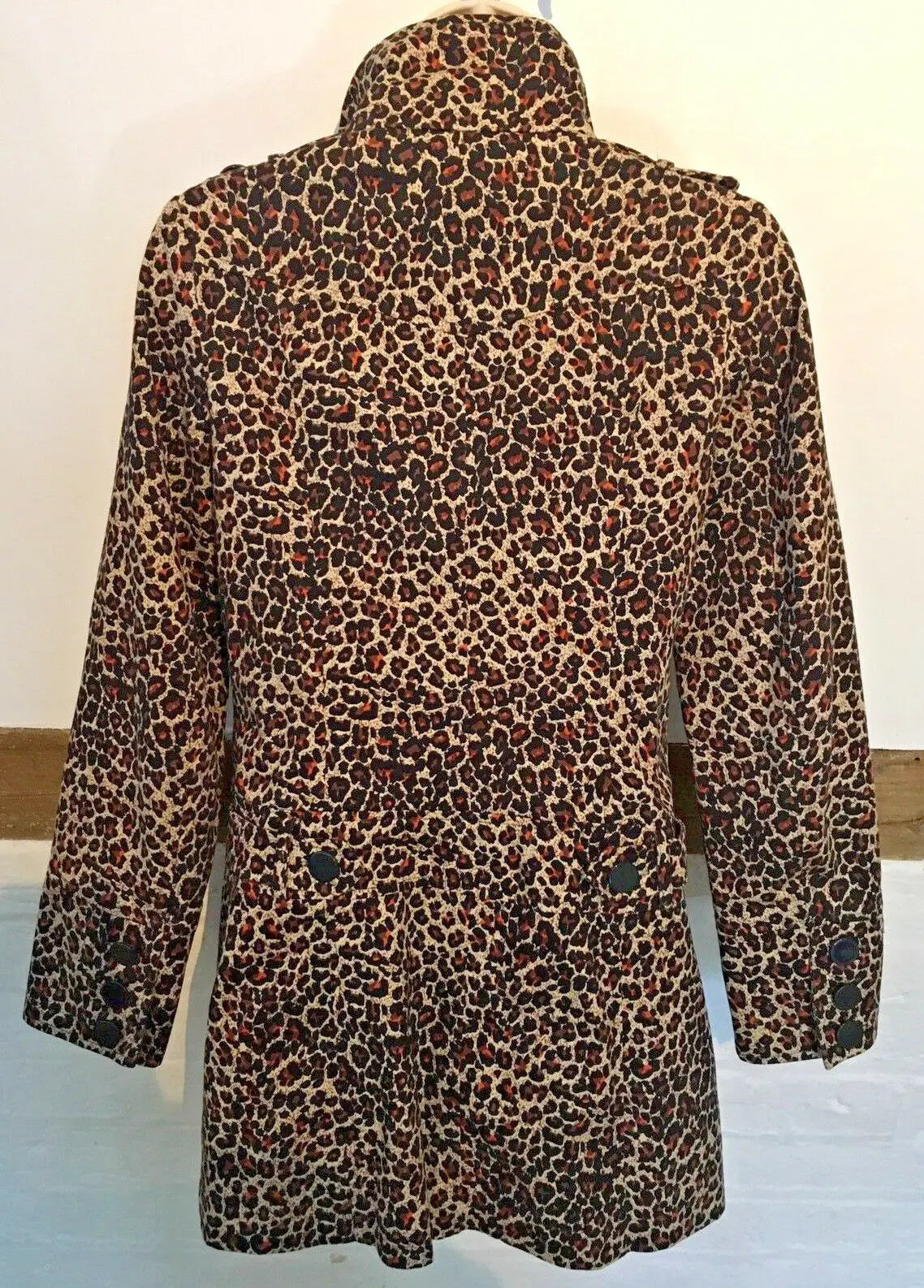 Leopard print on sale jacket new look