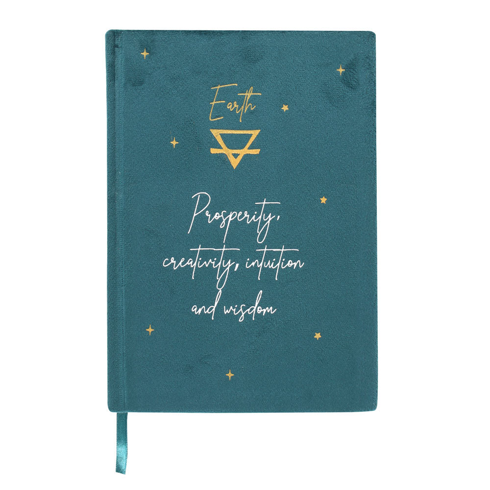 Earth Element Velvet A5 Notebook Wonkey Donkey Bazaar