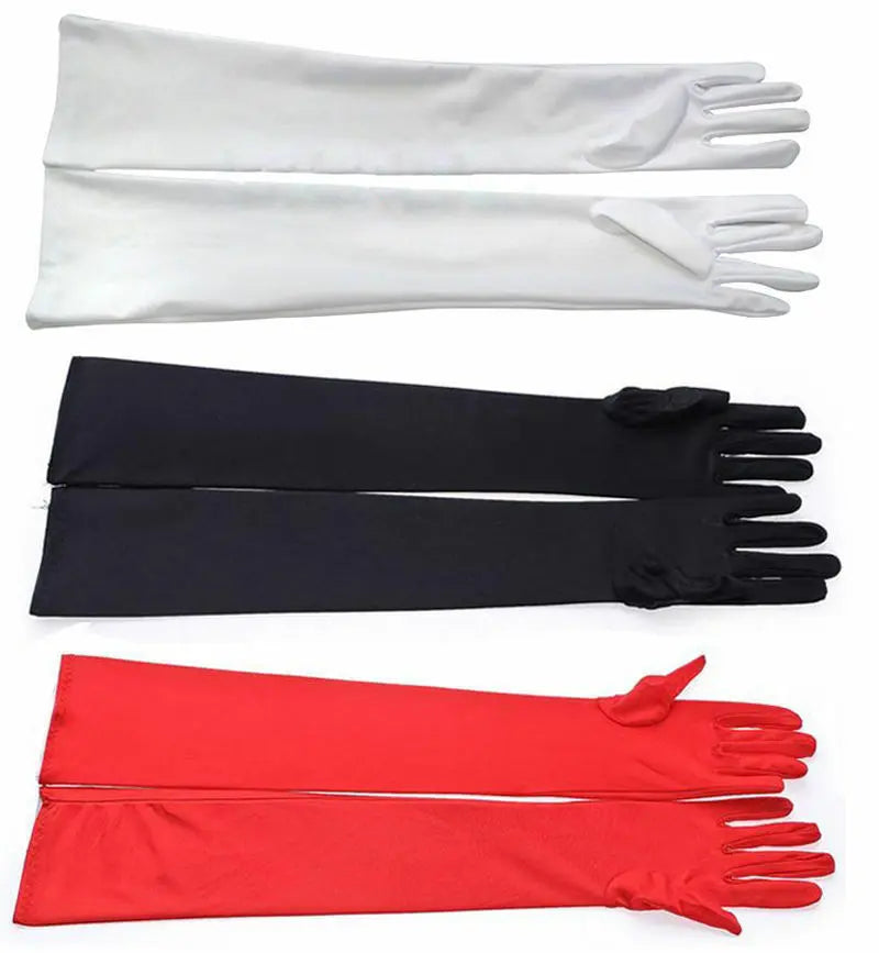 Women Long Gloves Satin Opera /Wedding Bridal/Evening/Party/Prom/Costume. Unbranded/Generic