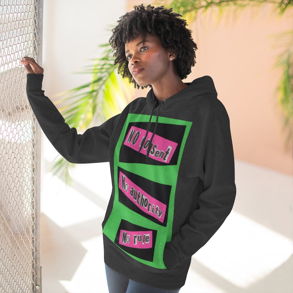 Unisex Premium Pullover Hoodie-No Consent Printify