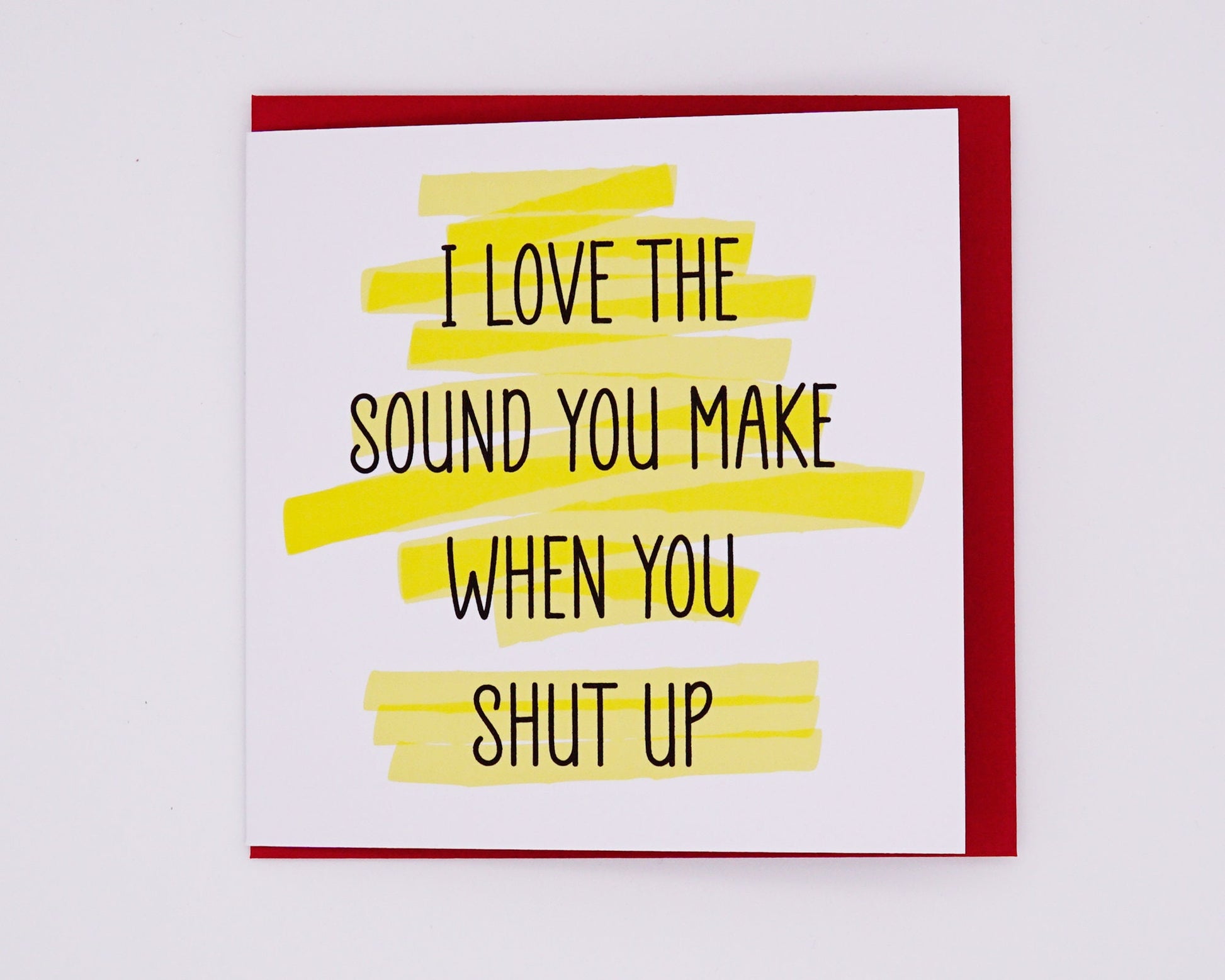 I Love The Sound You Make Card Morning Cuppa Gifts