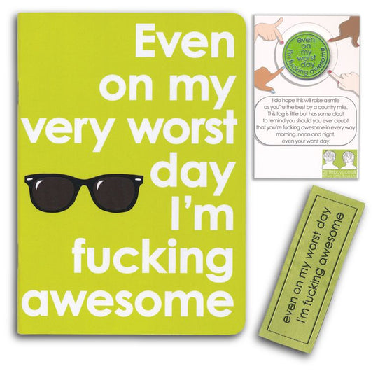 Even On My Worse Day I'm Fucking Awesome Gift Set The Chiswick Gift Company