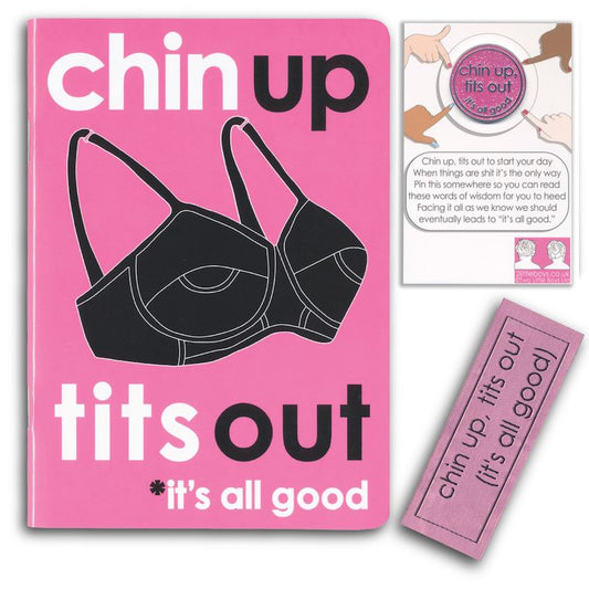 Chin Up, Tits Out Gift Set The Chiswick Gift Company