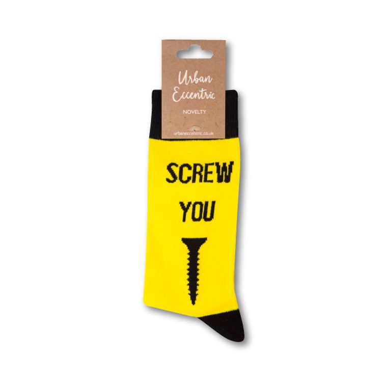 Unisex Screw You Socks Urban Eccentric